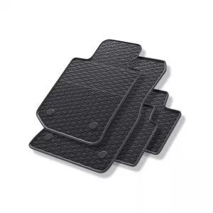 Rubber Car Mats Geyer & Hosaja suitable for Bmw 3 G20/G21 2018 + 4 Pieces, Black 926/4C-image-6319437