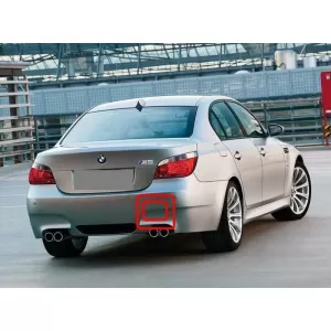 Tow Hook Cover Rear suitable for BMW 5 E60+LCI Rr. -///M5- 2002-09 51127898121 1 pc-image-6319591