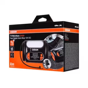 Air Compressor Digital, Led Light 2 in 1 Osram TYREinflate 2130 12V 180W OTI2130-image-6319783