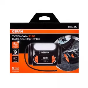 Air Compressor Digital, Led Light 2 in 1 Osram TYREinflate 2120 12V 180W OTI2120-image-6319805