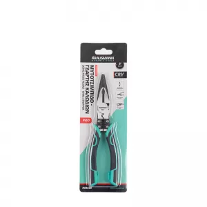 Long Nose Pliers - Wire Stripper 8" 200mm CR-V Krausmann H03209