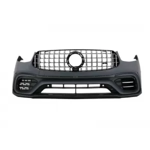 Body Kit suitable for Mercedes-Benz GLC SUV X253 Facelift 2020-2021 A Design Line GLC63sAmg Look With Bumpers, Grill, Exhaust Tips-image-6320162