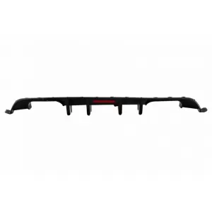 Rear Bumper Diffuser suitable for VW Golf VII (7.5) 17-20 Facelift R-Look Glossy Black With Led Stop Light-image-6320185