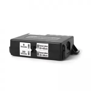 Front Parking Assist Sensor PDC with 4 Sensors 18.5mm Black Mat with LCD Screen Steelmate PTS410M5-F-image-6320254