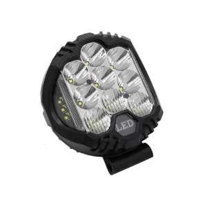 Working lamp 15Led Round With Turn Signal Indicator Ø118 10-80V 6000K 1 Piece-image-6320323