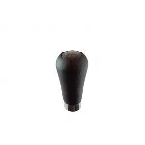 Shift Knob suitable for BMW M Power Design Design with 5 Speed, Artificial Leather, Black / Chrome-image-6320391