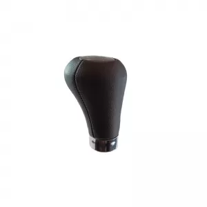 Shift Knob suitable for BMW M Power Design Design with 5 Speed, Artificial Leather, Black / Chrome-image-6320392