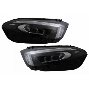Headlights Set Suitable for Mercedes-Benz A-Class W177 / V177 2018-2022 Halogen Upgrade To Full Led DRL With Motor Carner-image-6320626
