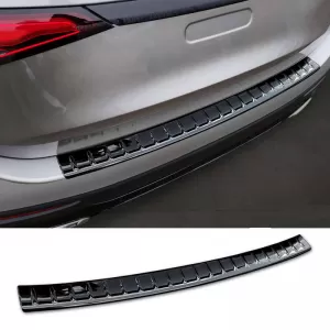 Rear Bumper Protector suitable for Mercedes-Benz GLC X254 22+ Black Mirror Stainless Steel-image-6320637