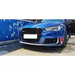 Front Bumper suitable for Audi A3 8V 11-16 Sedan / Cabrio RS3 Look-image-6320649
