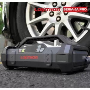 Car Booster, Powerbank, Compressor 150PSI, Led Light 4 in 1 Lokithor JA302 PRO 12 Volt 3000A-image-6320678
