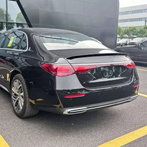 Trunk Spoiler suitable for Mercedes-Benz E-Class W214 2024+ A Design E63S V2 Look ABS Plastic Piano Black-image-6320698