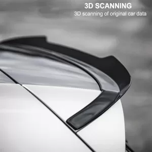 Roof Spoiler Add On suitable for VW Golf VIII (8) 20+ GTI / GTE / GTD / R-Line / R Glossy Black From ABS Plastic 1pc-image-6320714