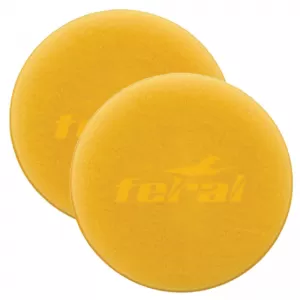 Polishing Sponges Detailing Pro Feral Applicator Pad Yellow 12.5cm 2 Pieces-image-6320752