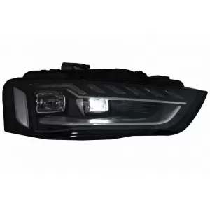 Headlights Set Suitable for Audi A4 B8.5 Facelift (2012-2015) Black A4 B9.5 Design OEM Xenon Upgrade to Full LED & Dynamic LED Signal Carner-image-6320815
