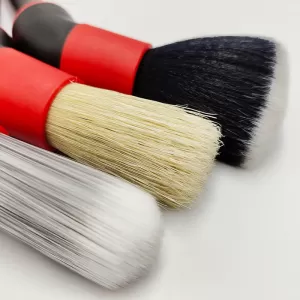 Detailing Brush Red Detailing Pro Feral Set 3 Pcs-image-6320848