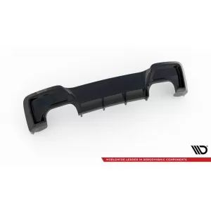 Rear Bumper Diffuser suitable for BMW 1 F20 11-15 M135i Bumper Glossy Black with 2 Left & Right Double Exhaust Outlets from ABS Plastic Maxton Design 1pc