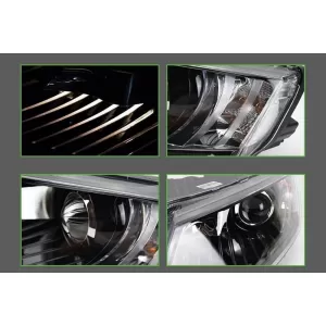 Headlights Set Suitable for Skoda Octavia mk3 2014-2017 DRL Black Carner-image-6321000