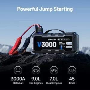 Car Battery Booster Topdon V3000 12 Volt 3000A