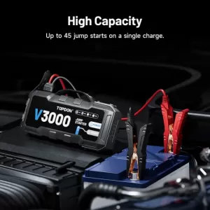 Car Battery Booster Topdon V3000 12 Volt 3000A