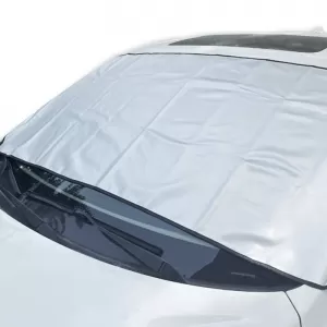 Sun Shade Cover XLarge 280x110cm Silver PVC Leather Feral 1 Piece-image-6321158
