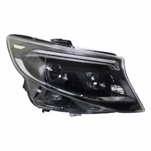 Headlights Set Suitable for Mercedes-Benz Vito W447 14-24 W448 2025 Look DRL Led Tube Black Carner-image-6321176