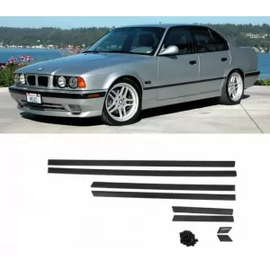 Set de benzi pentru uși potrivit pentru BMW 5 E34 87-95 Sedan 8 piese