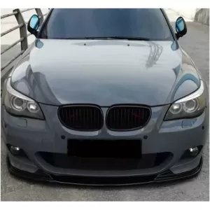 Front Spoiler suitable for BMW 5 E60 2003-2011 Hamman Look ABS Plastic Glossy Black 1pc-image-6321246