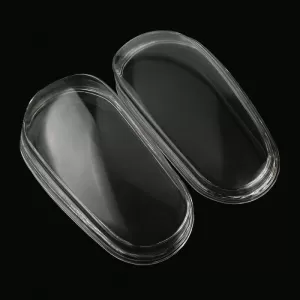 Headlights Lens Glasses suitable for VW Golf IV (4) 98-04 2 Pcs-image-6321337