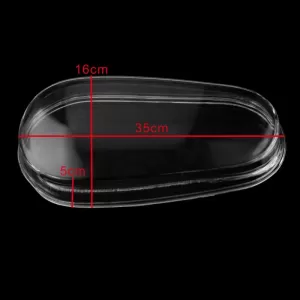 Headlights Lens Glasses suitable for VW Golf IV (4) 98-04 2 Pcs-image-6321339