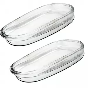Headlights Lens Glasses suitable for VW Golf IV (4) 98-04 2 Pcs-image-6321342