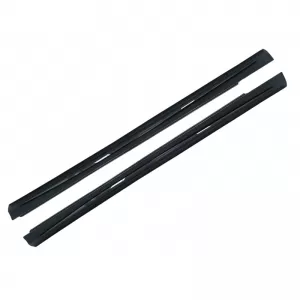Side Skirts suitable for Mercedes S-Class W222 13-17 Facelift Long Version Black With black Trim Night Package A Design 63 Look 2pcs-image-6321431