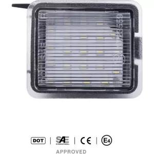 Mirror LED Lights suitable for Ford Focus 01-18 / Mondeo 07-14 / Kuga 08-12 / Escape 15-16 SMD LED 6000K White 2 Pcs-image-6321614