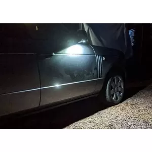 Mirror Led Lights suitable for Land Rover Discovery, Range Rover, Freelander, Volvo S60, V70, XC70 Led 6000K White 2 Pcs-image-6321622