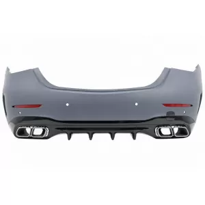 Body Kit suitable for Mercedes-Benz C-Class W206 21+ Sedan A Design C63 Look With Grille & Exhaust Pipes-image-6321673