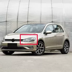 Headlight Lens Left Glass Suitable for VW Golf VII (7.5) 17-19 1 Pcs-image-6321745