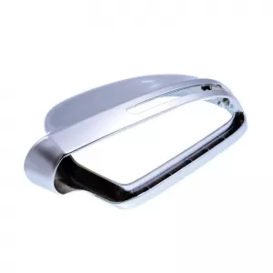 Mirror Covers suitable for Audi A3 8P 08-10, A4 B8 08-11, A5 8T 07-11, A6 C6 4F 09-11, A8 D3, Q3 8U, Brushed Aluminum 2 Pieces-image-6321926
