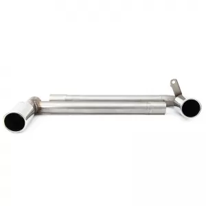 Exhaust Pipes Chrome suitable for BMW X1 F48 2014-2022 Stainless Steel 2 Pc-image-6321940