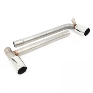 Exhaust Pipes Chrome suitable for BMW X1 F48 2014-2022 Stainless Steel 2 Pc-image-6321942