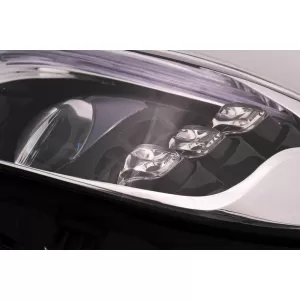 Headlights Set Suitable for Mercedes-Benz C-Class W205 14-20 Upgrade to Maybach Full LED DRL Black with Motor Carrier-image-6321967