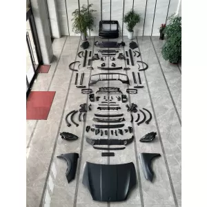 Body Kit suitable for Porsche Cayenne 9Y0.1 2018-2023 Upgrade to 2024+ 9Y0.2 Turbo GT Look