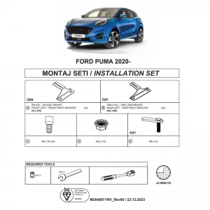 image-15-Side Step Brackets suitable for Ford Puma 2020- SUV I