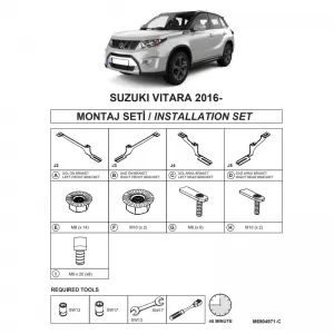 image-20-Side Step Brackets (Dma) suitable for Suzuki Vitara 2015- SUV Ly