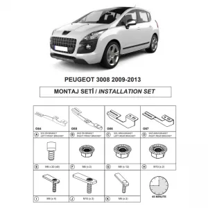 image-22-Side Step Brackets (Dma) suitable for Peugeot 3008 2009-2016 SUV T8