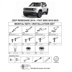 image-26-Side Step Brackets (Dma) suitable for Fiat 500X 2015-2018 SUV 334