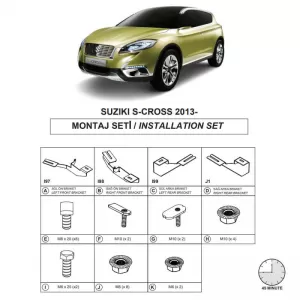 image-31-Side Step Brackets (Dma) suitable for Suzuki Sx4 S-Cross 2013-2017 SUV Jy