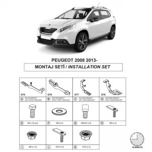 image-33-Side Step Brackets (Dma) suitable for Peugeot 2008 2013-2017 SUV A94