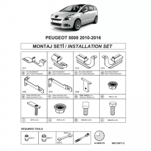 image-34-Side Step Brackets (Dma) suitable for Peugeot 5008 2010-2017 MPV T8