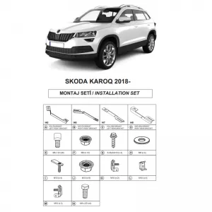 image-45-Side Step Brackets (Dma) suitable for Skoda Karoq 2017- SUV I