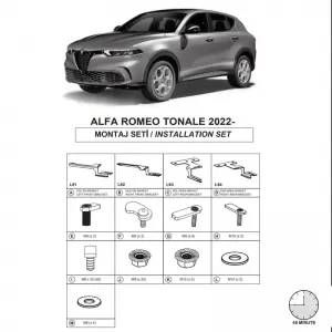 image-0-Side Step Brackets (Dma) suitable for Alfa Romeo Tonale 2022- SUV 965